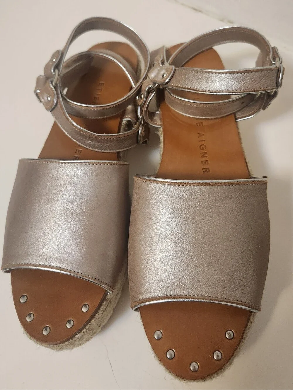 Etienne Aigner buckle espadrille